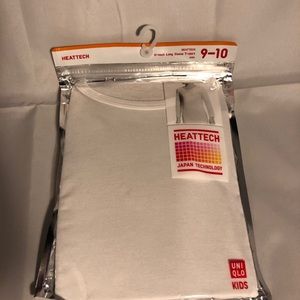 Girls Uniqlo HeatTech Long Sleeve Shirt